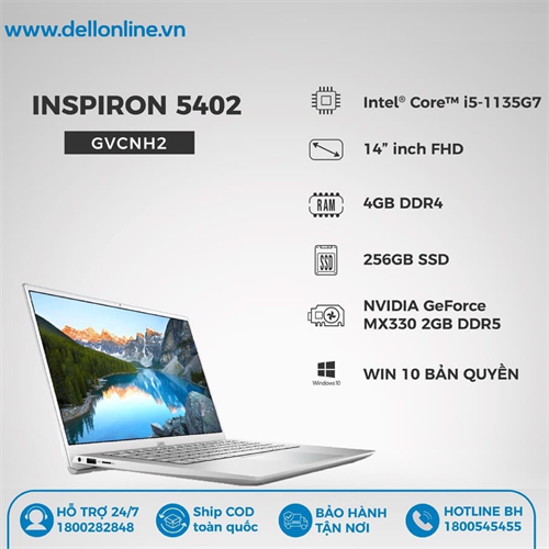 Laptop Dell Inspiron 14 5402 i5 (GVCNH2)